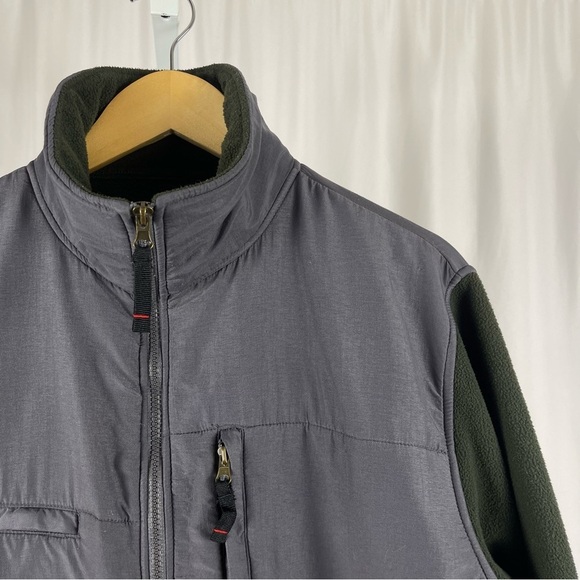 PB Basics Large Lightweight Olive Green Fleece Jacket Soft Shell Outdoor Hiking - Picture 8 of 8